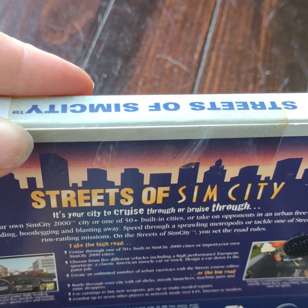 Vintage Retro Gaming SimCity 2000 & Streets of SimCity Combo Pack PC Game Sealed
